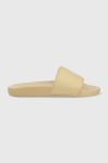 Шльопанці Polo Ralph Lauren Polo Slide колір бежевий 809892947006 Шльопанці Polo Ralph Lauren Polo Slide колір бежевий 809892947006