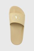 Шльопанці Polo Ralph Lauren Polo Slide колір бежевий 809892947006