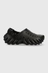Шльопанці Crocs Echo Clog колір чорний 207937 Шльопанці Crocs Echo Clog колір чорний 207937