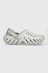 Шльопанці Crocs Echo Clog колір сірий 207937 207937.1FT-1FT Шльопанці Crocs Echo Clog колір сірий 207937 207937.1FT-1FT