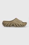 Шльопанці Crocs Echo Slide колір коричневий 208170 208170.2G9-2G9 Шльопанці Crocs Echo Slide колір коричневий 208170 208170.2G9-2G9