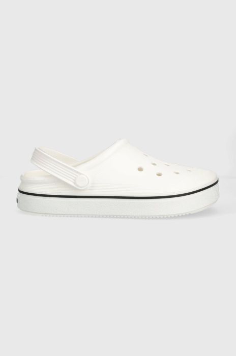 Шльопанці Crocs Crocband Clean Clog колір білий 208371