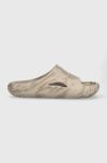 Шльопанці Crocs Mellow Marbled Slide колір сірий 208579 Шльопанці Crocs Mellow Marbled Slide колір сірий 208579
