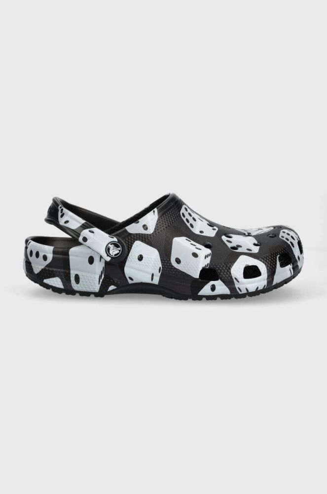 Шльопанці Crocs Classic Dice Clog колір чорний 208762