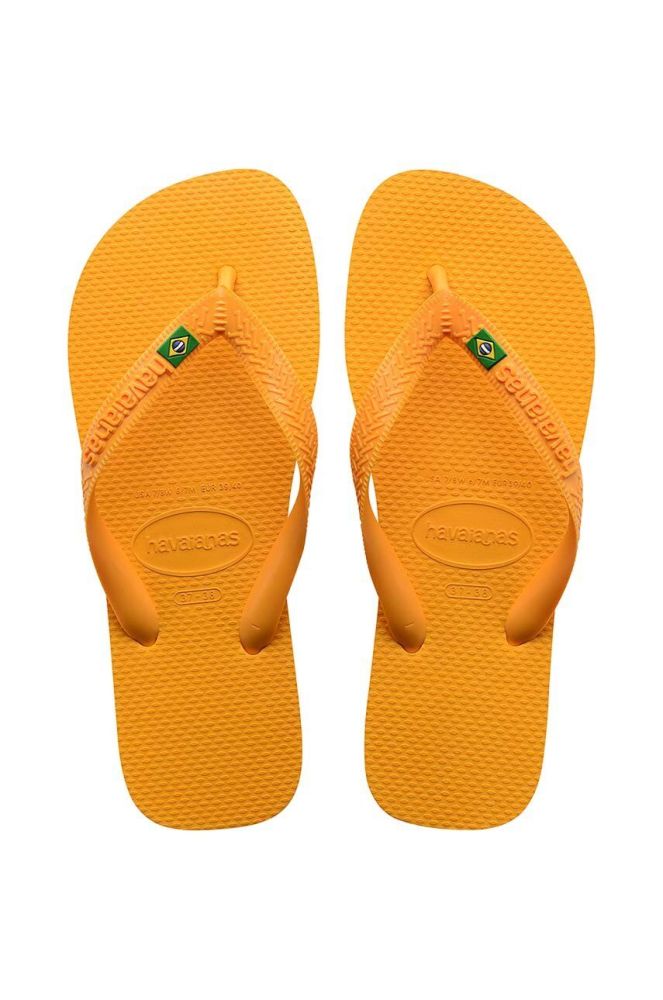 В'єтнамки Havaianas BRASIL колір жовтий 4000032.1740