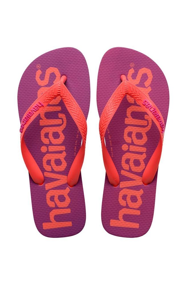 В'єтнамки Havaianas TOP LOGOMANIA колір фіолетовий 4145741.1256