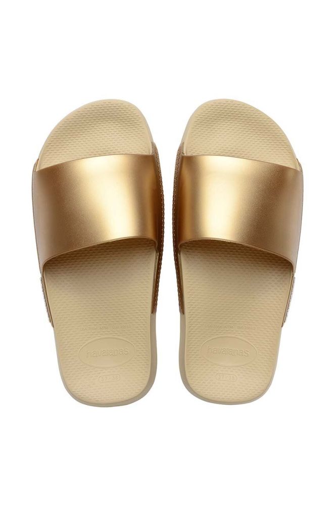 Шльопанці Havaianas SLIDE CLASSIC колір золотий 4147131.0154