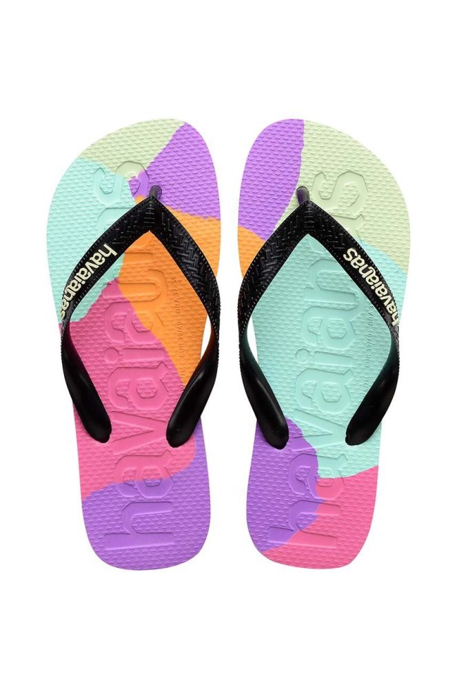 В'єтнамки Havaianas TOP LOGOMANIA колір чорний 4147526.0090