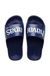 Шльопанці Havaianas SLIDE CLASSIC LOGOMANIA колір синій 4148124.0555 Шльопанці Havaianas SLIDE CLASSIC LOGOMANIA колір синій 4148124.0555
