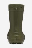 Гумові чоботи Crocs Classic Rain Boot колір зелений 208363.ARMY.GREEN-GREEN