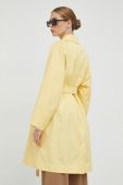 Тренч Weekend Max Mara жіночий колір жовтий перехідний