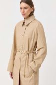 Пальто MICHAEL Michael Kors жіночий колір бежевий перехідний