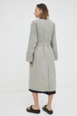 Пальто Lovechild жіночий колір сірий перехідний