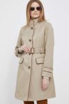 Пальто Lauren Ralph Lauren жіночий колір бежевий перехідний Пальто Lauren Ralph Lauren жіночий колір бежевий перехідний