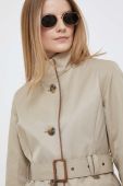 Пальто Lauren Ralph Lauren жіночий колір бежевий перехідний