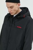 Куртка HUGO чоловіча колір чорний перехідна (3077675)