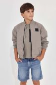 Дитяча куртка-бомбер Mayoral колір сірий (2984195)