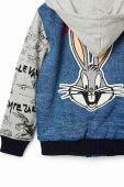 Дитяча куртка-бомбер Desigual Bugs Bunny колір блакитний