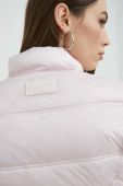 Двостороння куртка Guess жіноча колір рожевий перехідна
