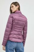 Двостороння куртка Guess жіноча колір фіолетовий перехідна