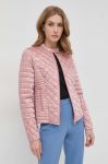 Куртка Guess жіноча колір рожевий перехідна (2896530)