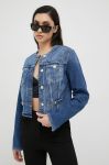 Джинсова куртка Guess жіноча перехідна колір блакитний (2951120)