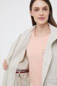 Парка Tommy Hilfiger жіноча колір бежевий перехідна
