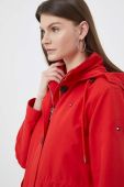 Парка Tommy Hilfiger Жіноча колір червоний перехідна