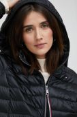Пухова куртка Tommy Hilfiger жіноча колір чорний перехідна (2893670)