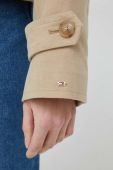 Куртка Tommy Hilfiger жіноча колір бежевий перехідна oversize (2923588)