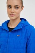 Куртка Tommy Hilfiger жіноча перехідна колір блакитний (2887317)