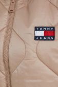 Двостороння безрукавка Tommy Jeans жіночий колір бежевий перехідний