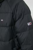 Пухова куртка Tommy Jeans жіноча колір чорний перехідна (2887341)