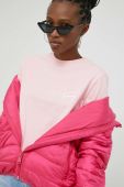 Куртка Tommy Jeans жіноча колір рожевий перехідна (2870575)