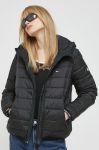 Куртка Tommy Jeans жіноча колір чорний перехідна (2870580)