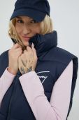 Безрукавка Tommy Jeans жіночий колір синій зимовий