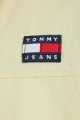 Куртка Tommy Jeans жіноча колір жовтий перехідна