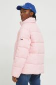 Куртка Tommy Jeans жіноча колір рожевий зимова (2867488)