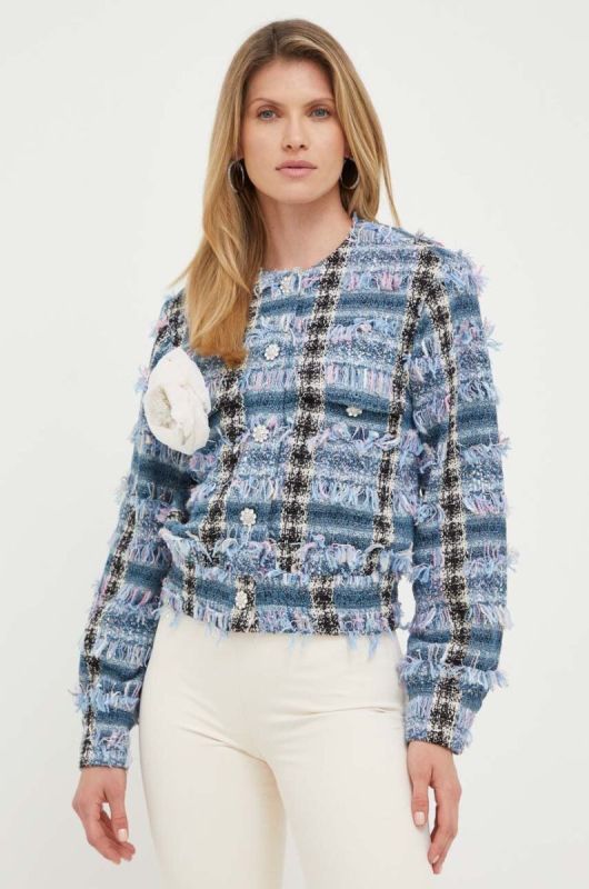 Куртка Custommade Fatou By NBS жіноча перехідна колір блакитний