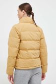 Пухова куртка adidas жіноча колір жовтий зимова