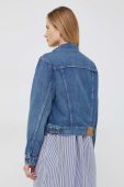 Джинсова куртка Polo Ralph Lauren жіноча колір синій перехідна