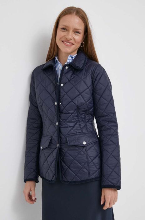 Куртка Polo Ralph Lauren жіноча колір синій перехідна (3387925)