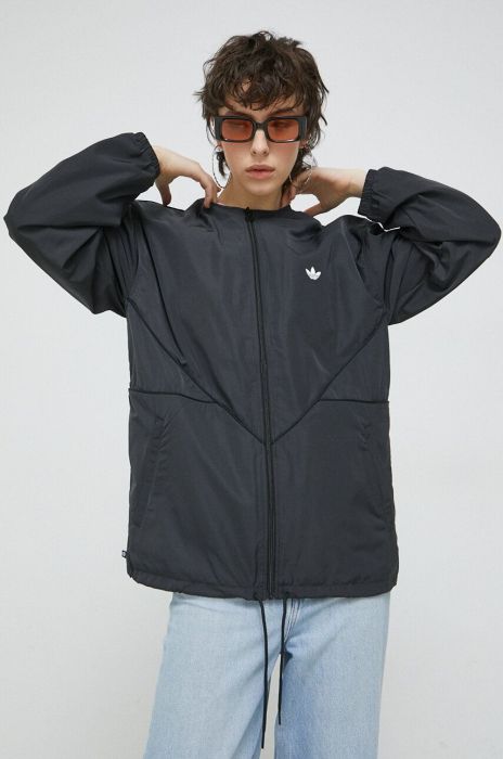 Куртка adidas Originals жіноча колір чорний перехідна (3000190)