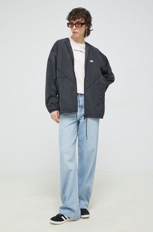 Куртка adidas Originals жіноча колір чорний перехідна (3000190) фото 2