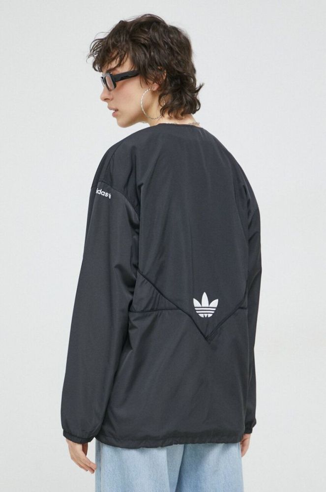 Куртка adidas Originals жіноча колір чорний перехідна (3000190) фото 3