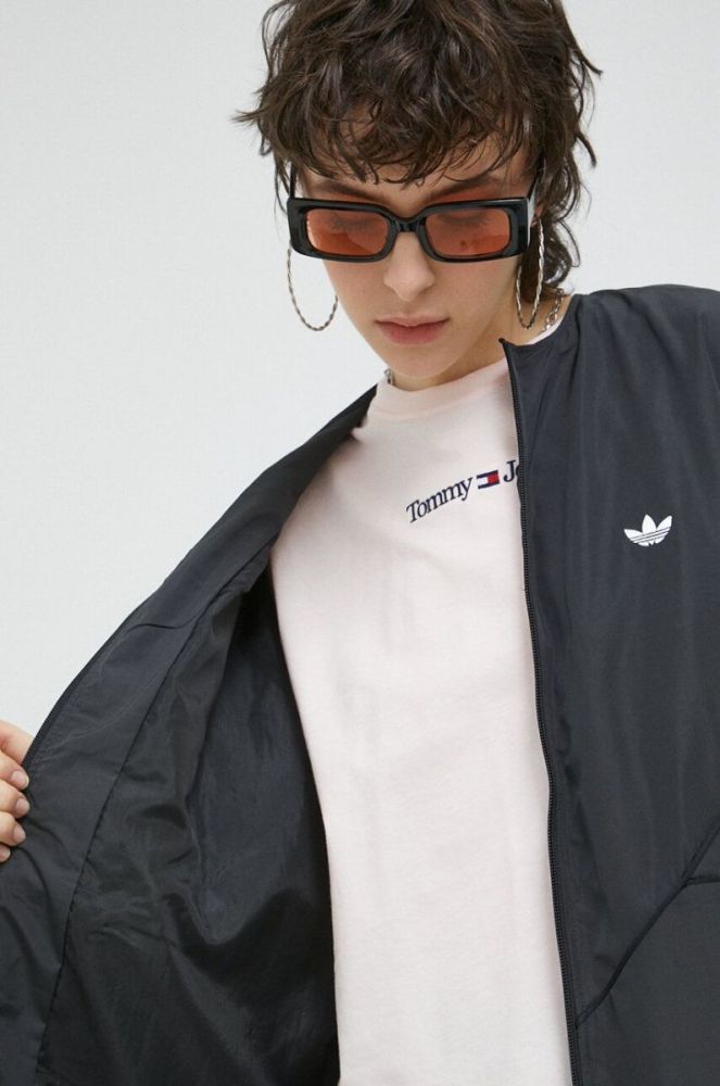 Куртка adidas Originals жіноча колір чорний перехідна (3000190) фото 6