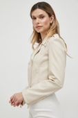 Куртка Guess жіноча колір бежевий перехідна (3081862)
