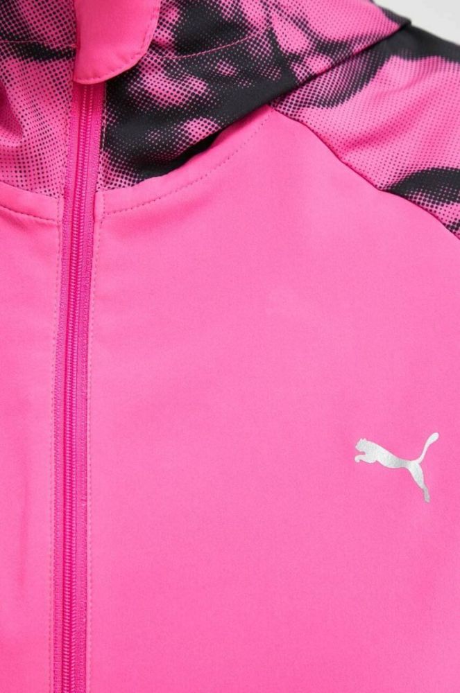 Вітровка Puma Favourite колір рожевий перехідна фото 5