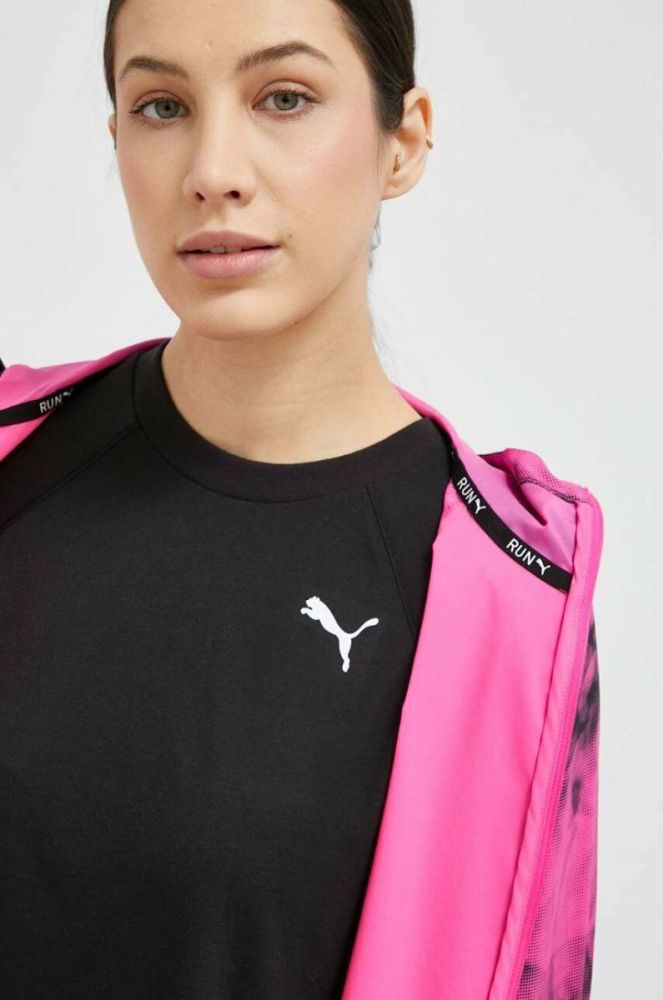 Вітровка Puma Favourite колір рожевий перехідна фото 6