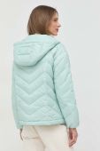 Пухова куртка Twinset жіноча колір зелений перехідна